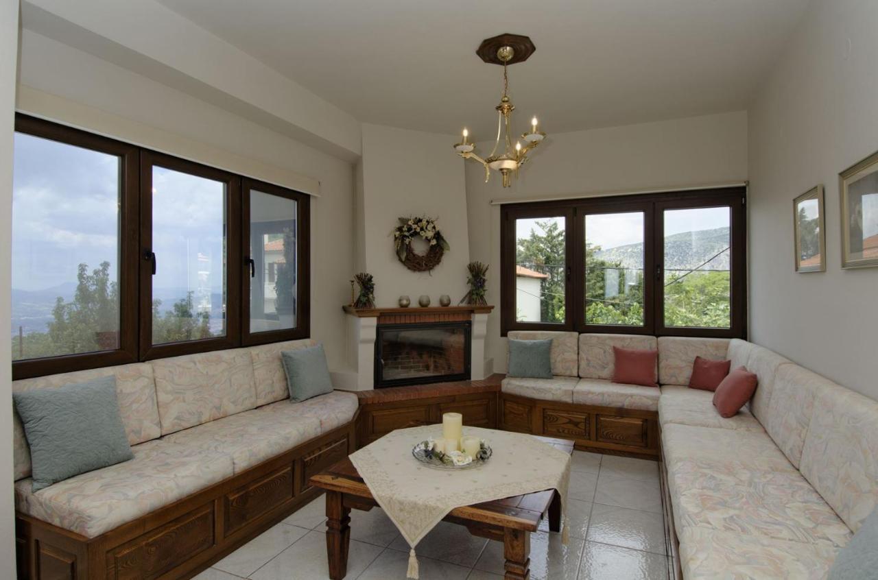 Iatrou House- Villa With Incredible View Portariá Zewnętrze zdjęcie