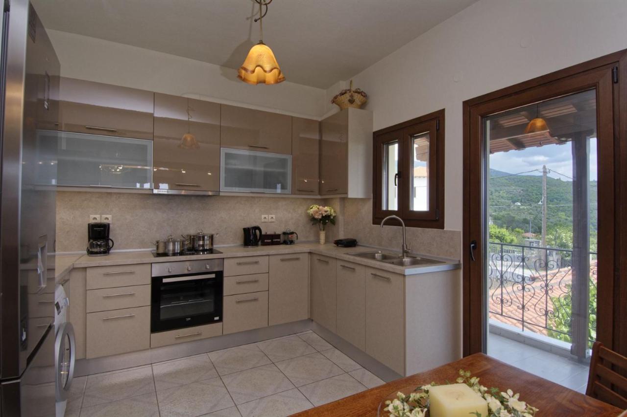 Iatrou House- Villa With Incredible View Portariá Zewnętrze zdjęcie